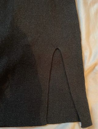 Vestido negro ajustado talla única