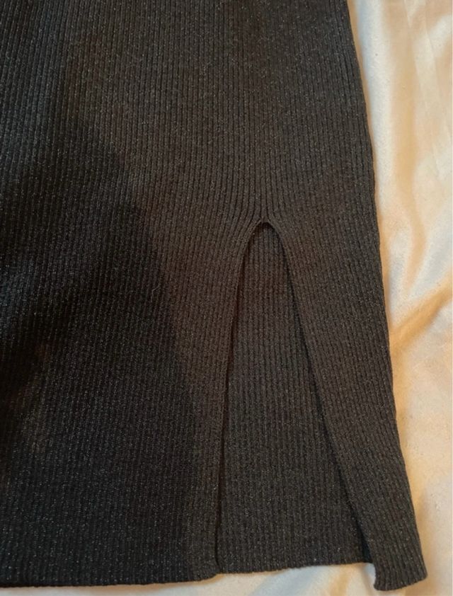 Vestido negro ajustado talla única