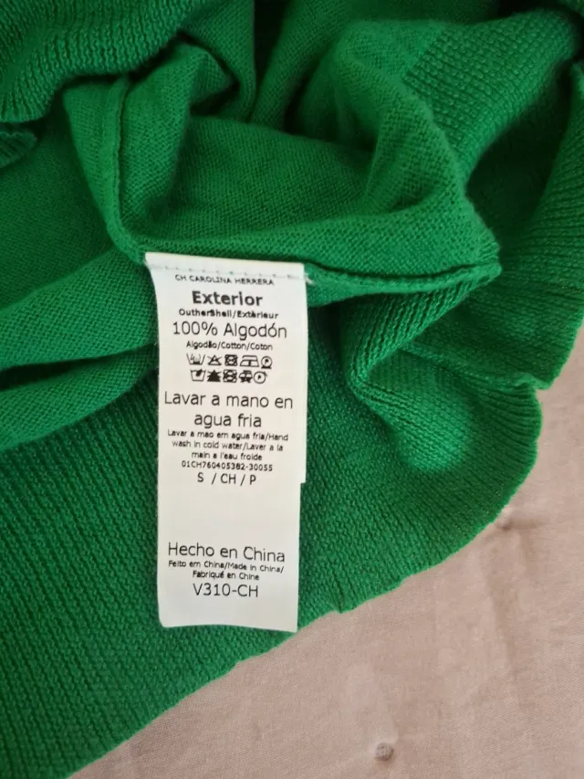 Jersey CH Talla S Verde Hombre