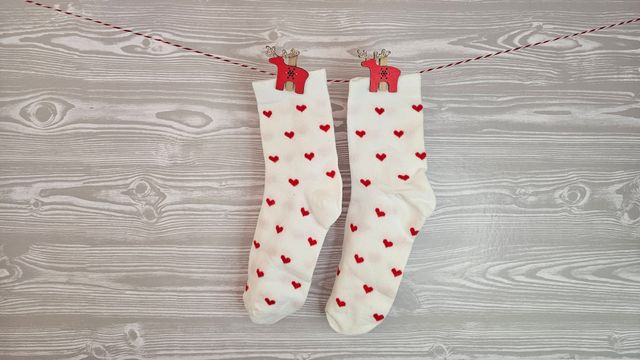 Calcetines de corazones varios colores