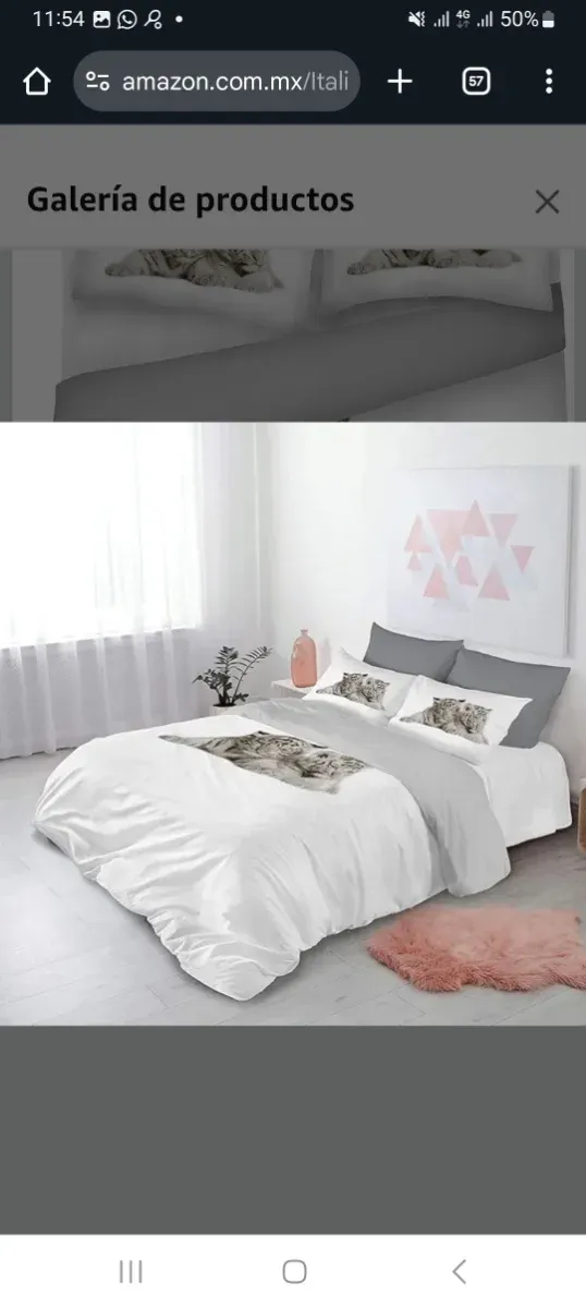 Funda Nórdica Tigres Blancos 200x250cm