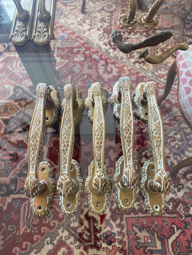 Tiradores de Bronce Antiguos