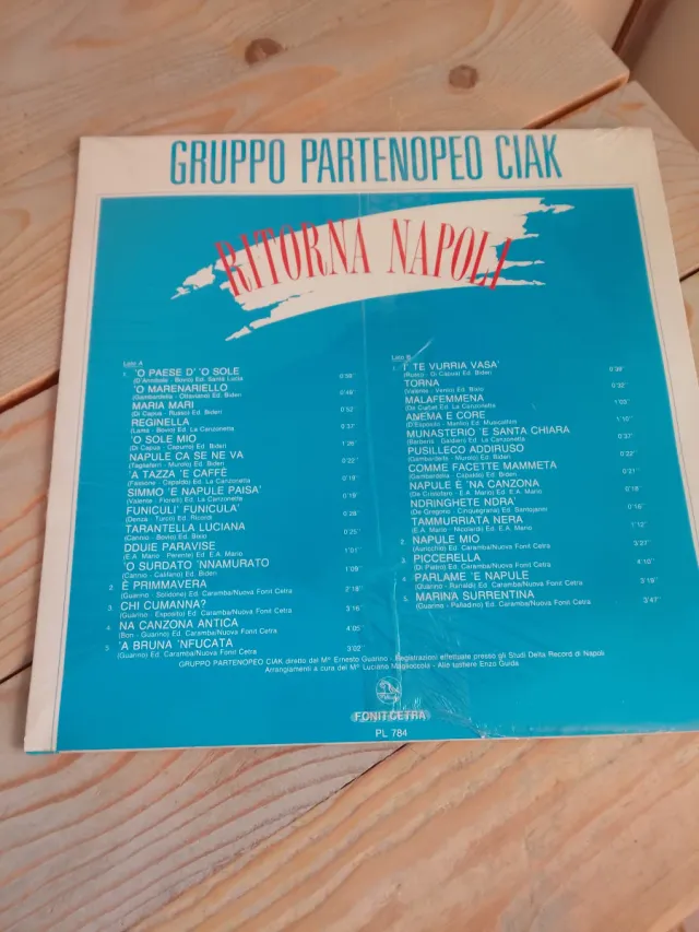 Vinile Gruppo Partenopeo CIAK - Ritorna Napoli