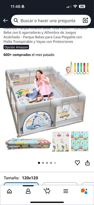 Parque de juegos infantil 120x120