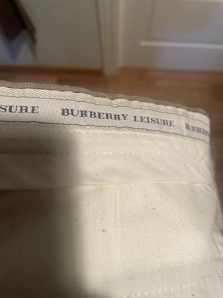 Pantalón Pana Verde Burberry