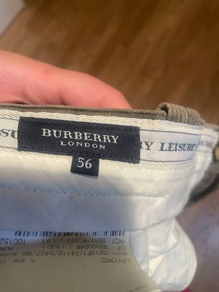 Pantalón Pana Verde Burberry