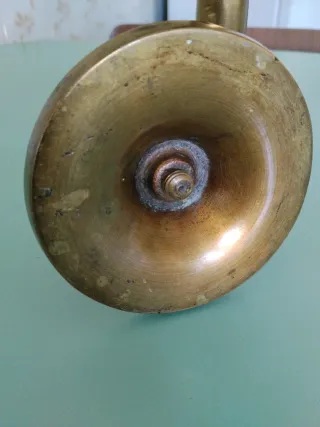 Coppia Candelabri Ottone