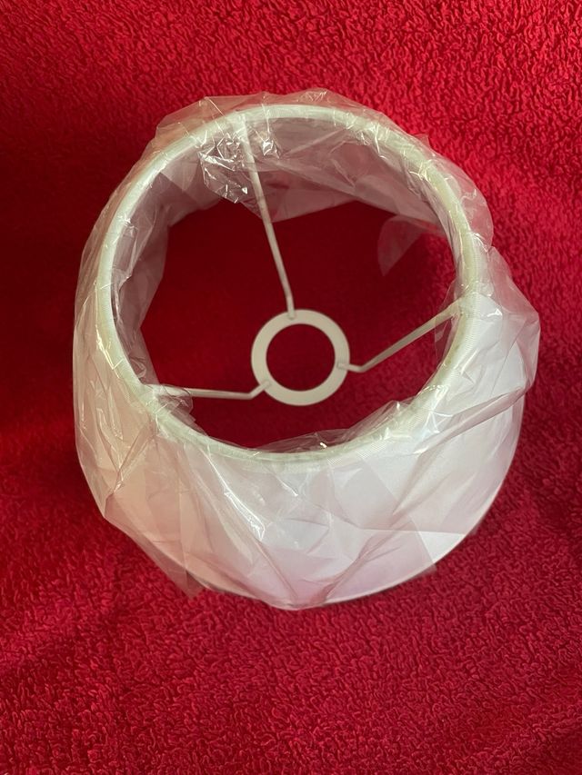 Paralume in carta bianco