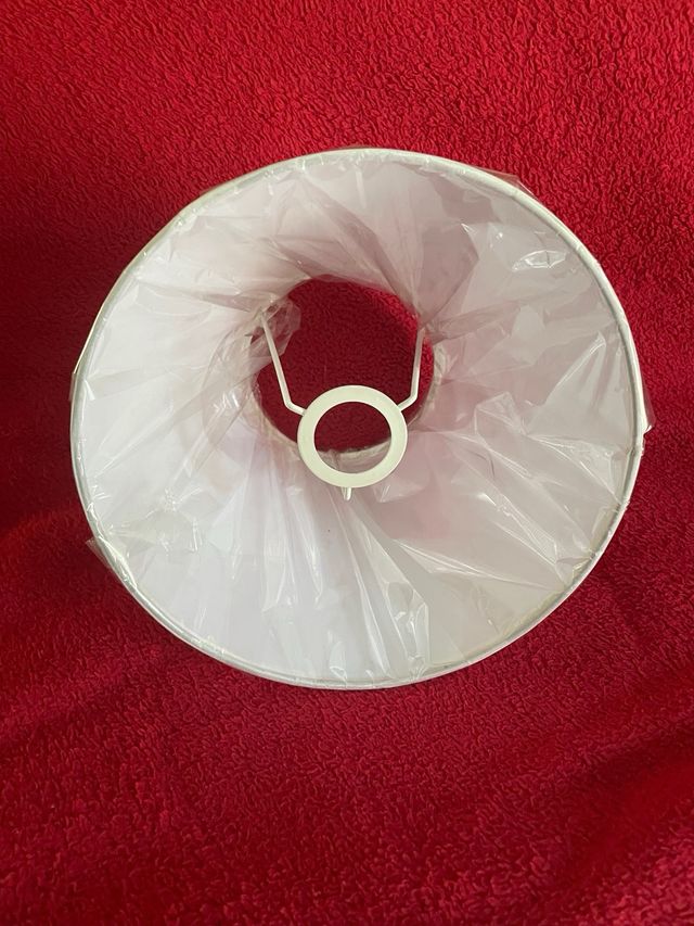 Paralume in carta bianco