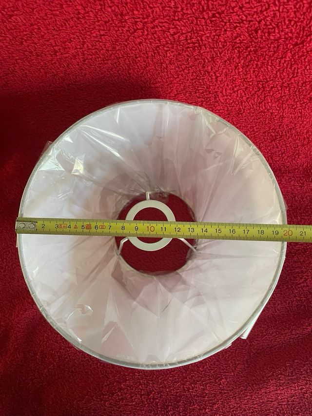 Paralume in carta bianco