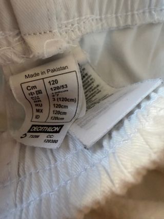 Kimono Karate Decathlon 120cm + Cinturón