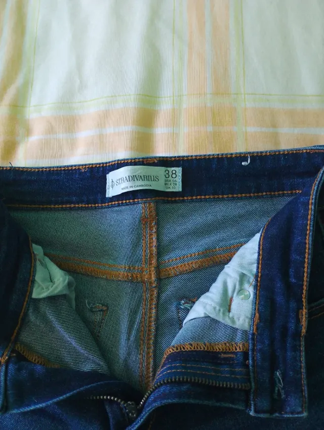 Vaqueros Azules Desgastados