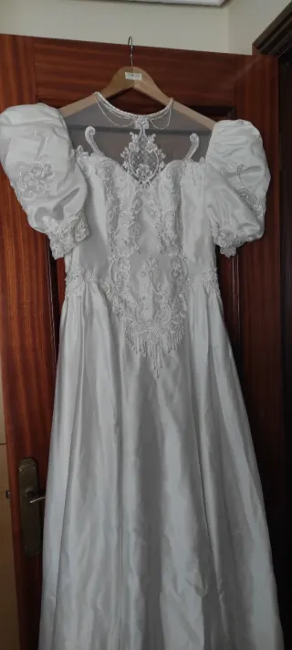 Vestido de Novia Años 80