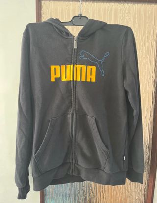 Felpa Puma con zip e cappuccio