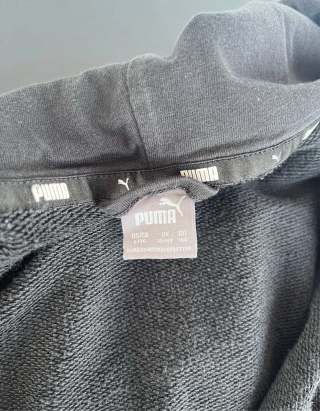 Felpa Puma con zip e cappuccio