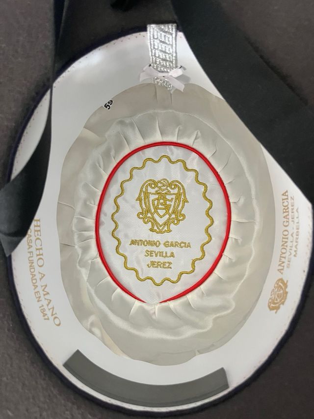 Sombrero Antonio García Negro/Gris