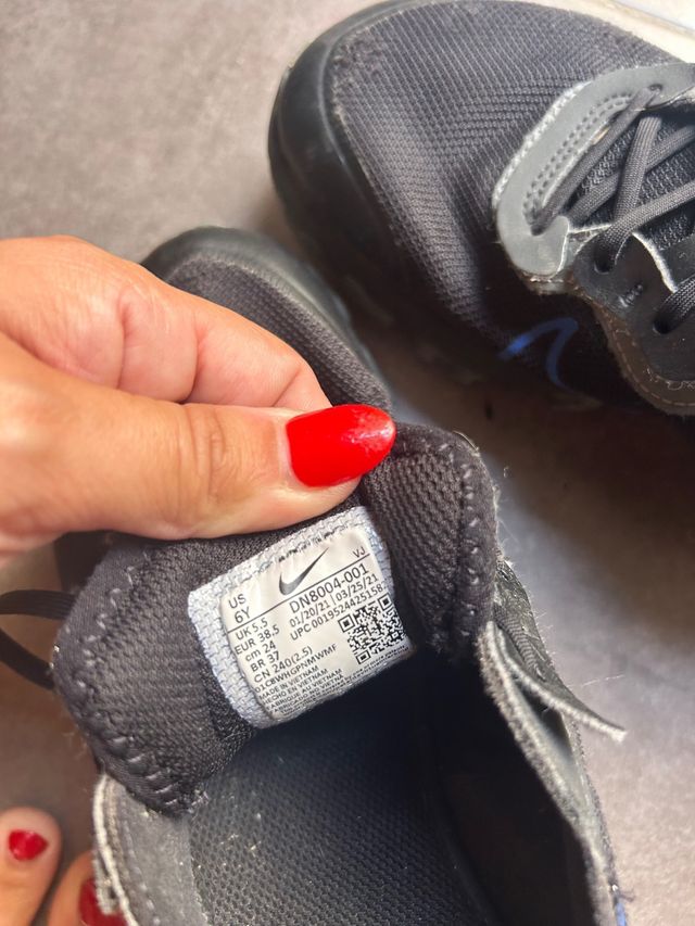 Zapatillas Nike React Vision 38.5 Negras