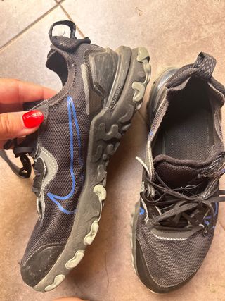 Zapatillas Nike React Vision 38.5 Negras