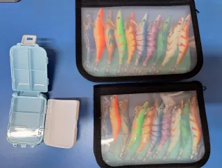 SIN ESTRENAR. 2 Juegos Señuelos Calamar Eging.