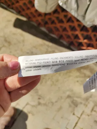 Piumino Bershka Argento Donna