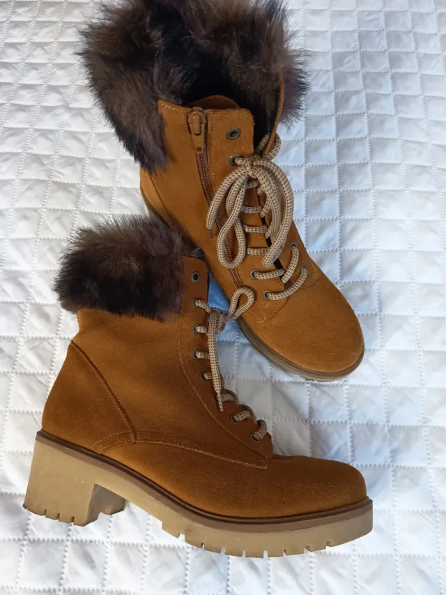 Botines piel  Mimao Marrones Talla 42