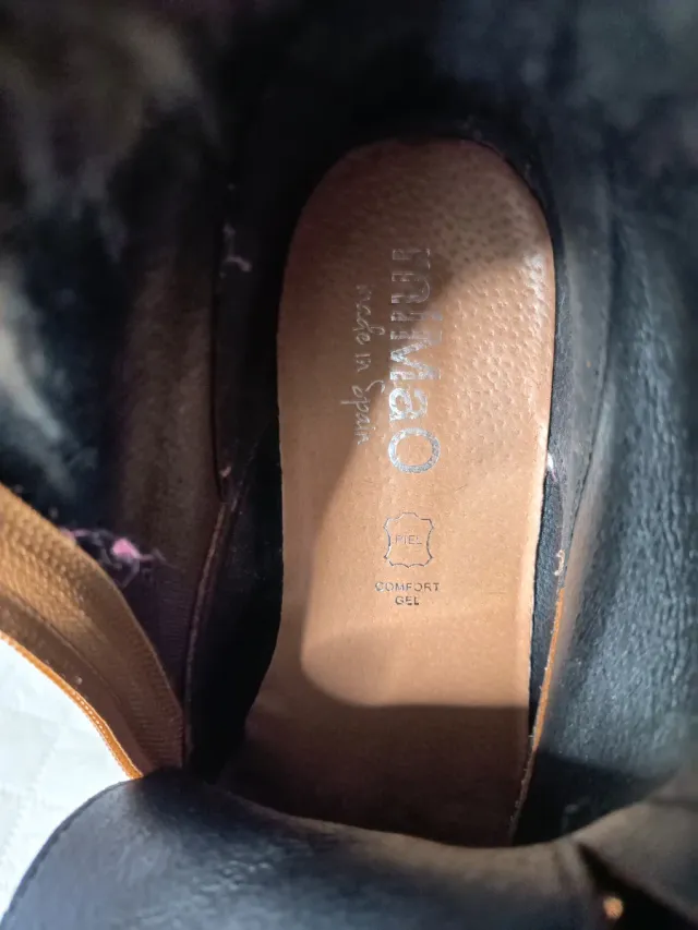 Botines piel  Mimao Marrones Talla 42