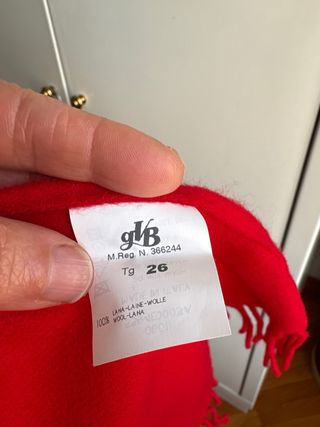 Bellissima mantella E Miro' rossa