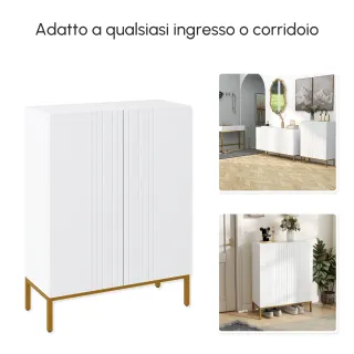 Scarpiera Ingresso con 2 Ante, Mobile Scarpiera co