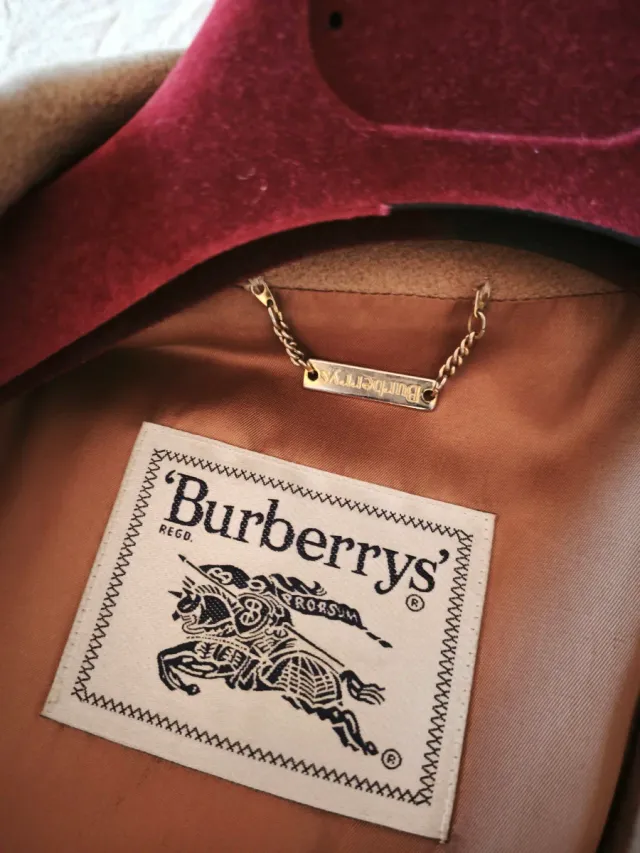 Abrigo largo Burberrys beige