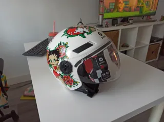 Casco Moto Jet Betty Boop.