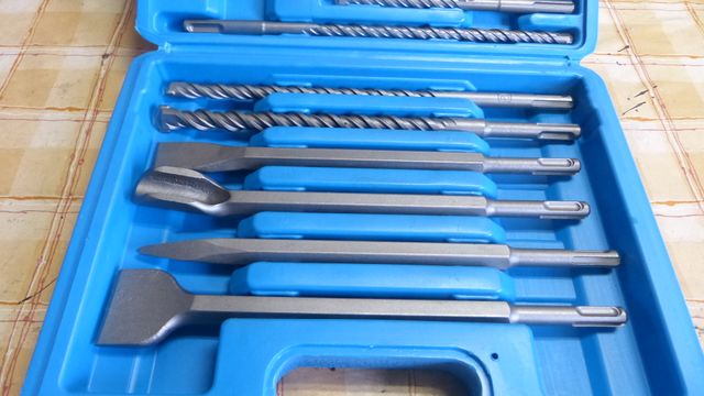 Kit Brocas y Cinceles SDS Plus Silverline 15pce