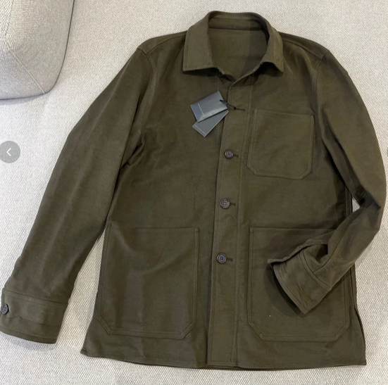 Sobrecamisa Purificación García Verde Oliva