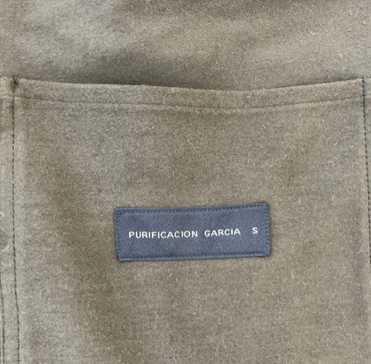 Sobrecamisa Purificación García Verde Oliva