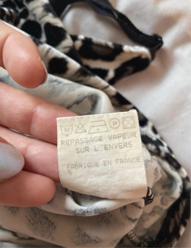 Camiseta tirantes estampado leopardo