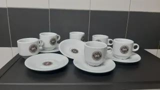 Juego de Tazas de Café de Porcelana