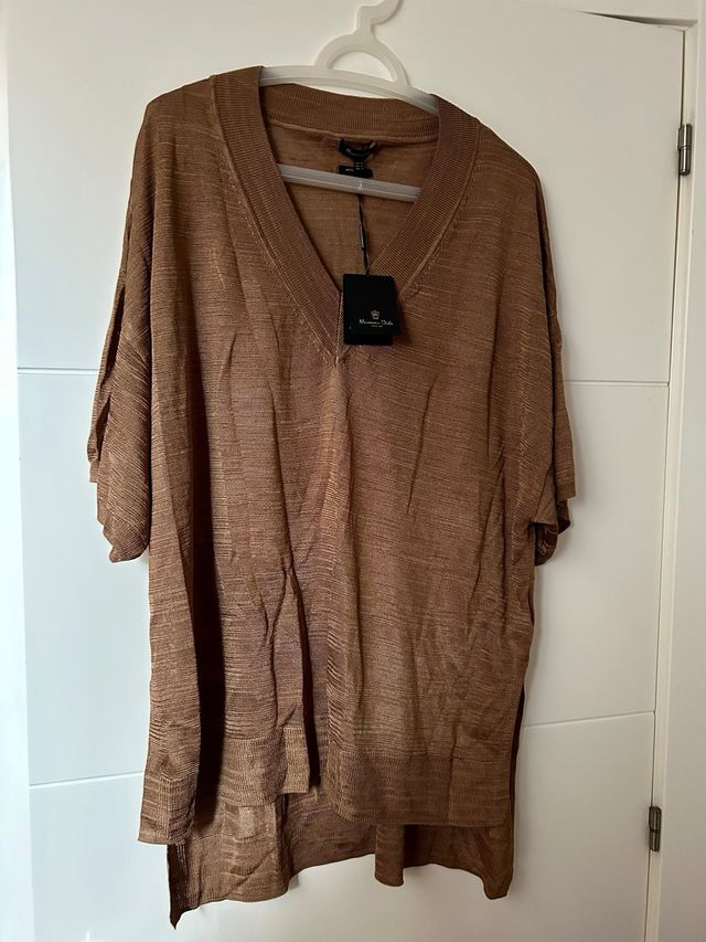 Camiseta Oversize Massimo Dutti