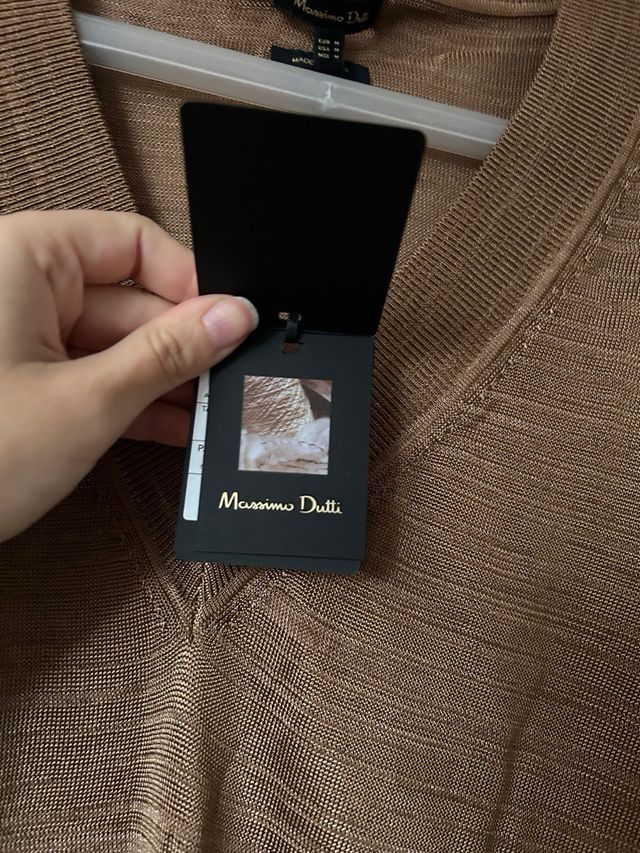 Camiseta Oversize Massimo Dutti