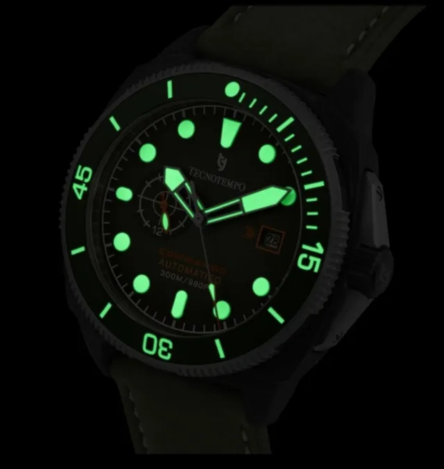 Reloj Tecnotempo Commando carbono y titanio
