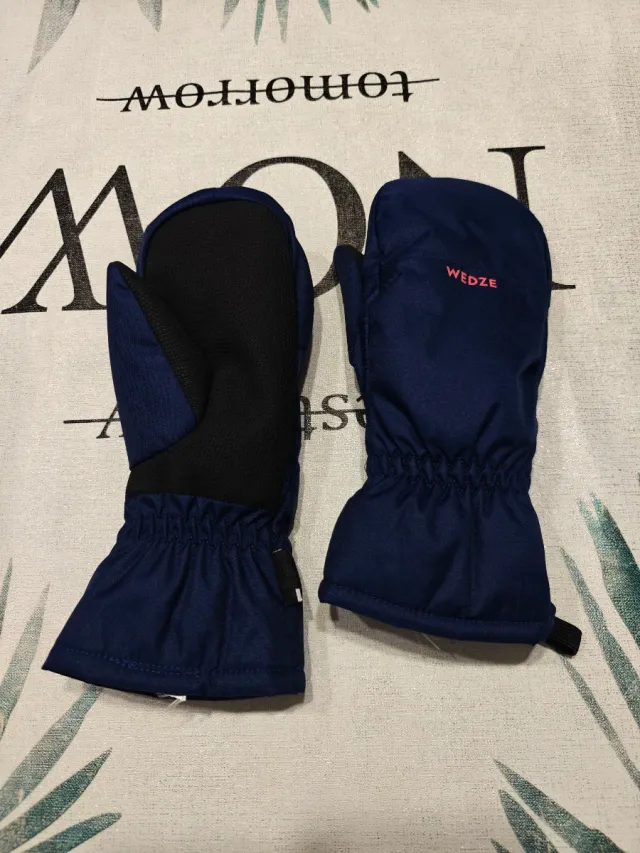 Guantes de nieve Wedze azules talla 4-6