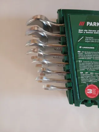 Juego llaves fijas Parkside combinadas