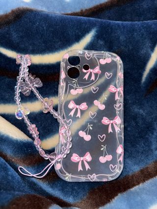 Funda iPhone con colgante