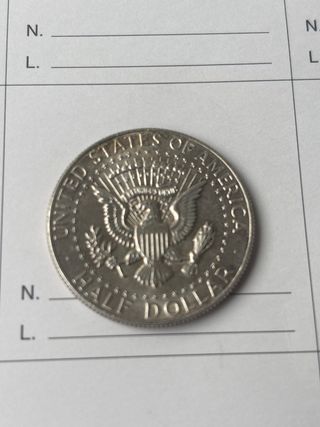 Moneta Kennedy Argento 1966