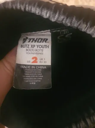 Botas Thor Moto Talla 33