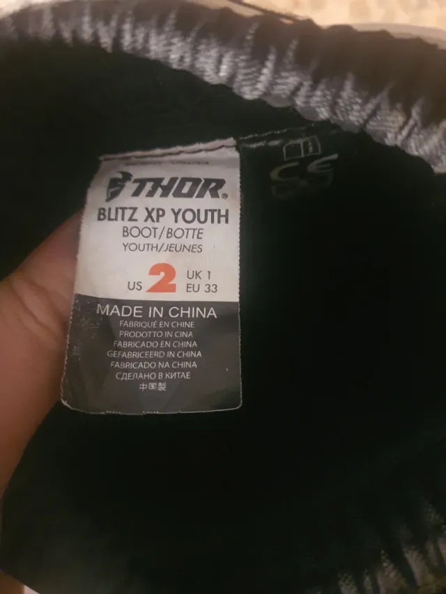 Botas Thor Moto Talla 33