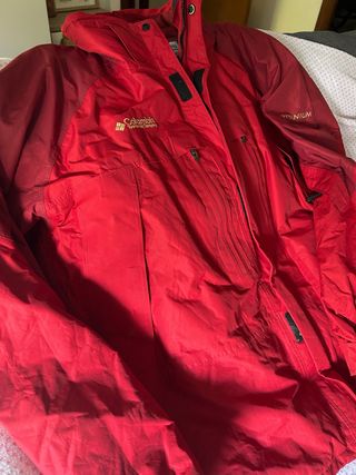 Chaqueta Columbia Roja Titanium