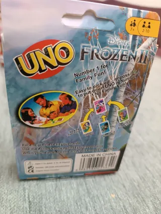 UNO Frozen II Disney Juego de Cartas