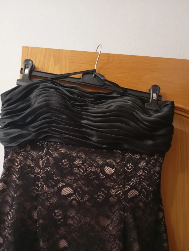 Vestido encaje negro T40