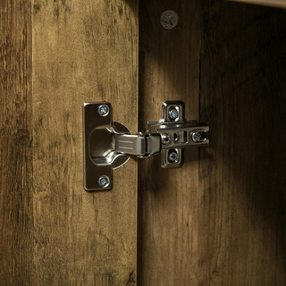 Mobile ingresso/salotto 2 ante legno e metallo