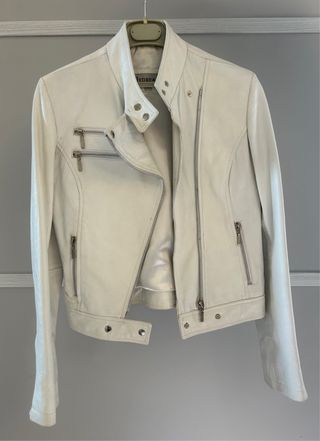 Cazadora Piel Blanca RED BEAR