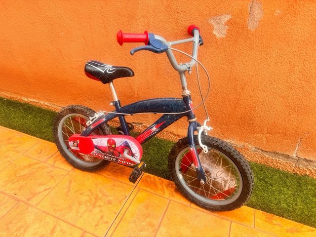 Bicicleta Spiderman Infantil